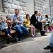 Nicholas, 2, and Katie, 4, Anderson eat ice cream with their father Mike at Washtenaw Dairy on Sunday, May 26. Daniel Brenner I AnnArbor.com